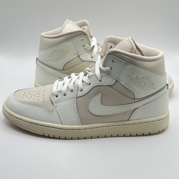 Women's Air Jordan 1 Mid Legend Light Brown BQ6472-201 Sizes Women 11 / Men 9.5 - Picture 10 of 12